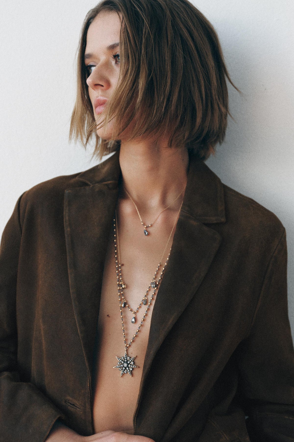 PACK 3 COLLARES  CRISTAL ESTRELLAS