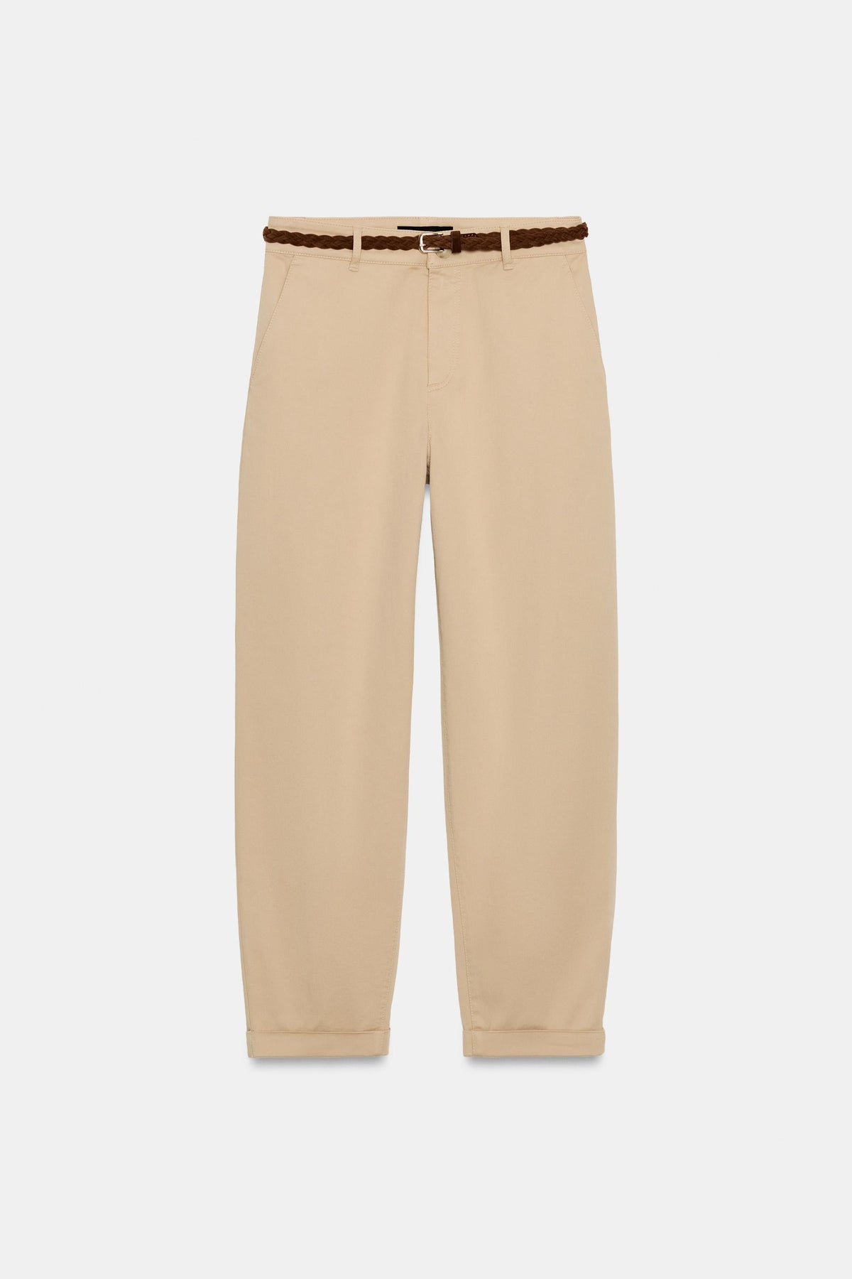 PANTALÓN CHINO CINTURÓN TRENZADO