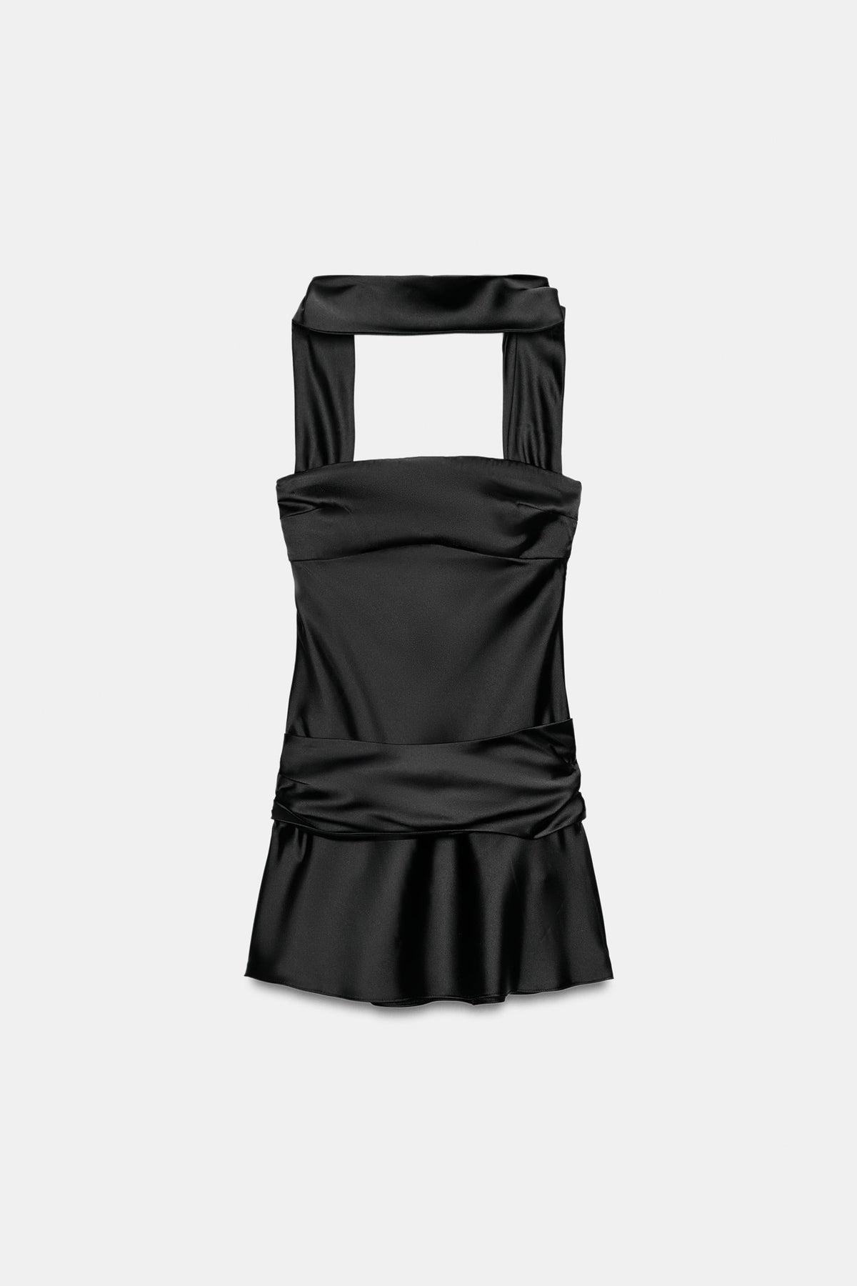 VESTIDO SATINADO FOULARD