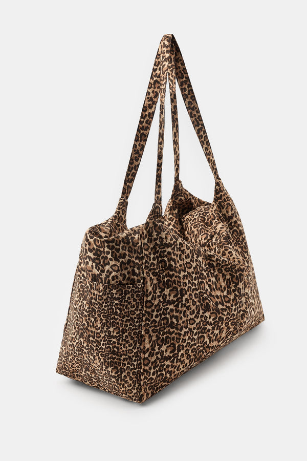 MAXI BOLSA ALGODÓN ESTAMPADO ANIMAL