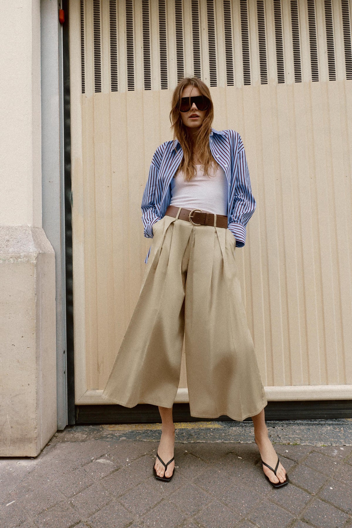 PANTALÓN CULOTTE CINTURÓN