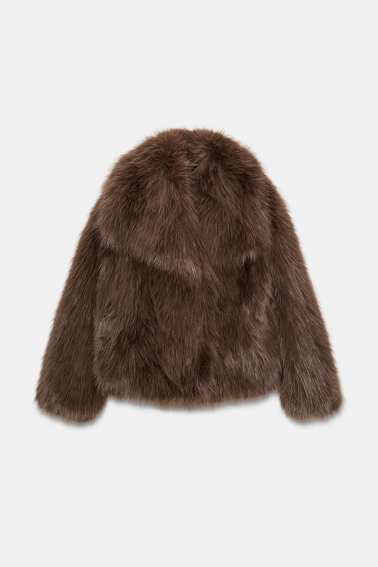 Cazadora efecto pelo soft